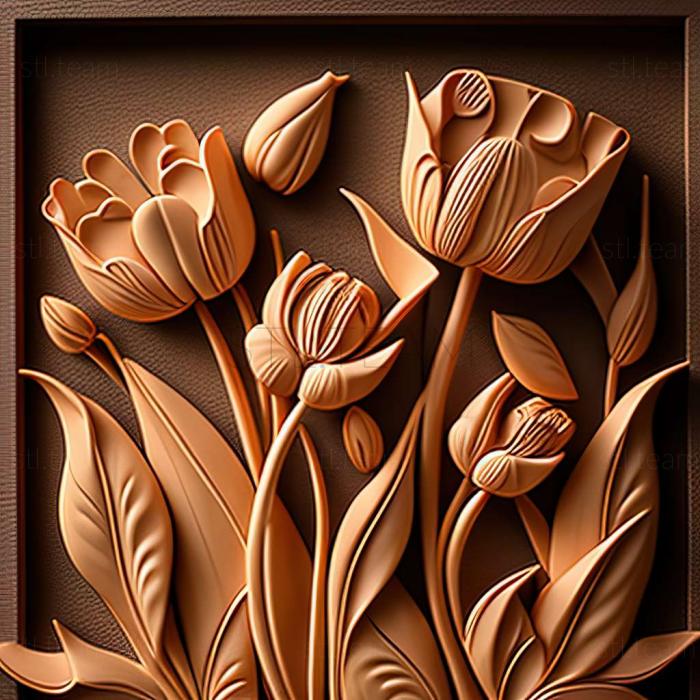 Pattern Тюльпаны